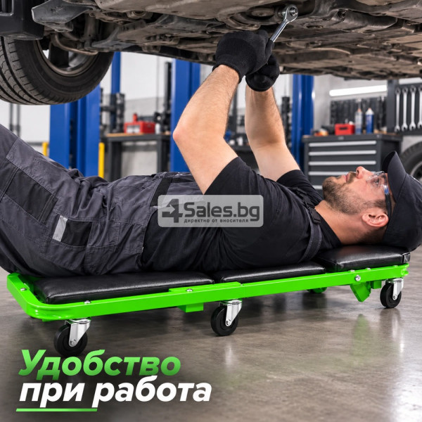 Сгъваема работна лежанка и стол 2 в 1 4