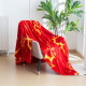 Плюшено коледно одеяло с елени и снежинки – меко и топло 4
