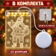 LED коледна декорация за прозорец с Дядо Коледа 6
