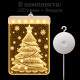 3D LED коледна декорация за прозорец с елха 5