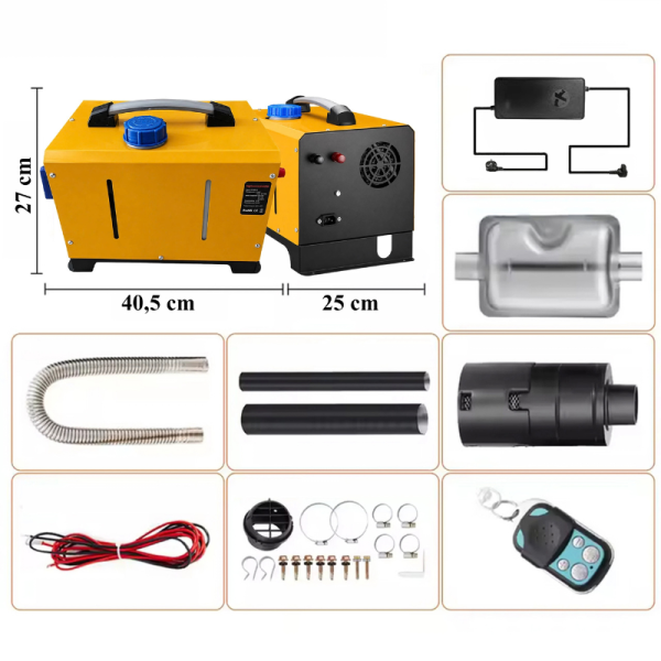 Дизелова печка 8 kW 12/24V - мощна топлина навсякъде