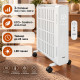 Маслен радиатор KAMINER Arvell 2500 W с WiFi – черен или бял 4