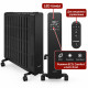 Маслен радиатор KAMINER Arvell 2500 W с WiFi – черен или бял 11