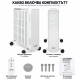Маслен радиатор KAMINER Arvell 2500 W с WiFi – черен или бял 16