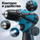 ️Акумулаторен винтоверт 10,8 V с 2 батерии, 24 Nm, 2 скорости, LED светлина и куфар 4