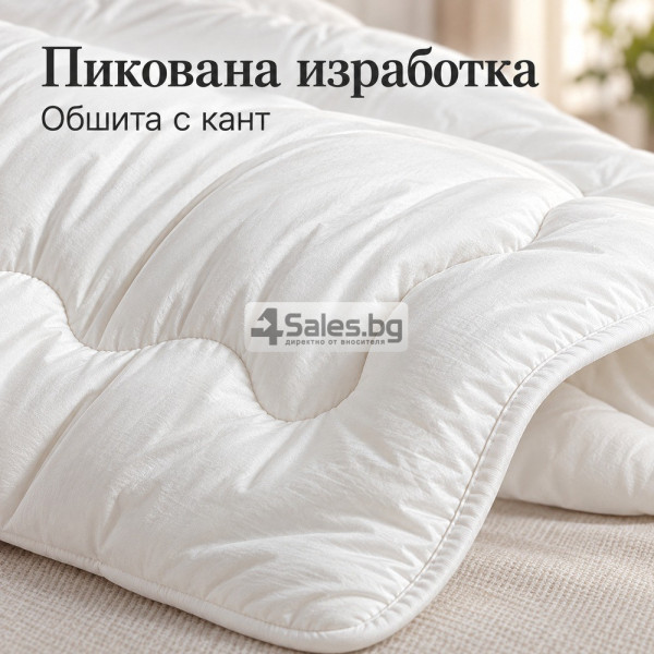 Бяла зимна завивка 160x200 см – мека, лека и пухкава за уютен сън