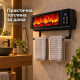 Стенен електрически отоплител 2000 W с ефект на пламък 6