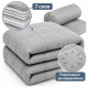 Тежко памучно одеяло 8 кг, 150 × 200 см – 7-слойно, за комфорт и релакс 5
