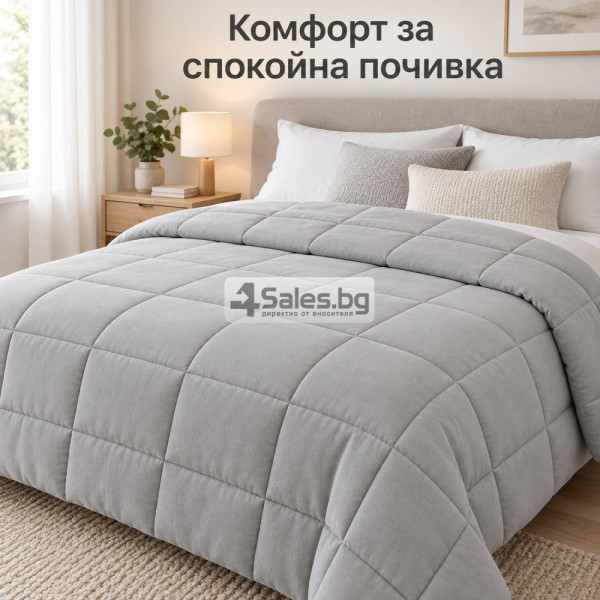 Тежко памучно одеяло 8 кг, 150 × 200 см – 7-слойно, за комфорт и релакс 6