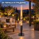 Пелетен градински отоплител 3,6 kW със стъклена тръба 4
