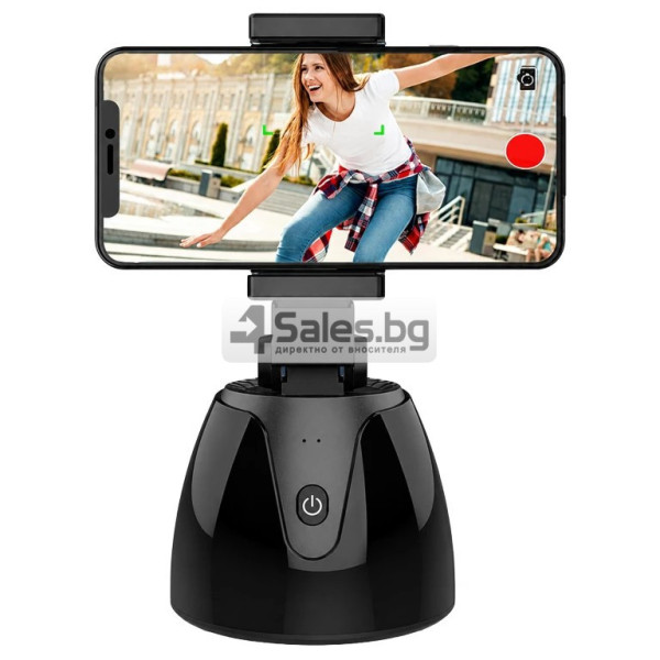 Интелигентна 360° стойка за телефон с проследяване на движение 4