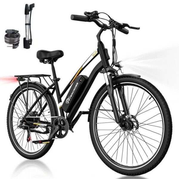 Електрически градски велосипед 28″ с 250W мотор, 36V 13Ah батерия и пробег до 90 км 1