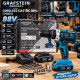 Акумулаторен Винтоверт GRAFSTEIN 88V с Богат Комплект от 118 Части и Куфар 4