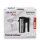 Ръчен Миксер SERANOVA Home, 500W с 4 Метални Бъркалки за Разбиване и Тесто 4
