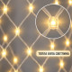 LED светлинна завеса 2 × 2 м с 144 светлини, топлa бяла светлина 6