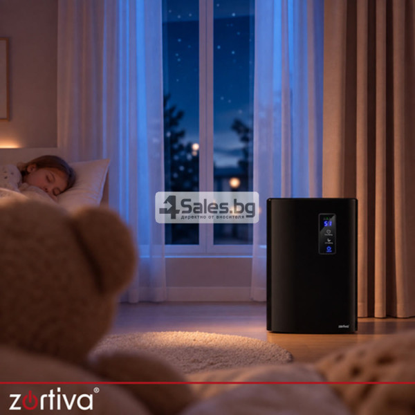 Влагоабсорбатор за въздух 2 в 1 с UV пречистване, LCD дисплей, дистанционно управление, резервоар 1.5 л, 90 W – до 30 м²