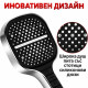 Душ слушалка с 3 режима на струята, STOP бутон и широк панел със силиконови дюзи 7