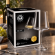 Комплект 4 кристални чаши за бяло вино Trento Skyberg Crystal – 360 мл, елегантен дизайн, високо столче 3