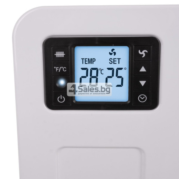 Електрически конвектор 2300 W с WiFi управление, LCD дисплей, дистанционно и 3 режима на отопление 9