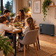 Електрически конвектор 2300 W с WiFi управление, LCD дисплей, дистанционно и 3 режима на отопление, черен 2