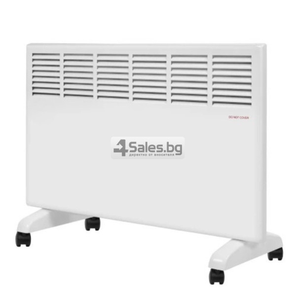 Електрически конвекторен отоплител 2000W с регулируем термостат, 2 степени на отопление и стенен монтаж – до 20 м² 3