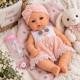 Говореща кукла бебе Baby Babble с реалистичен дизайн, розова дантелена рокличка и шапчица 2