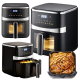 Фритюрник с горещ въздух 5L, 1500W, 8 програми, LCD дисплей, прозорец за наблюдение и вътрешно осветление 11