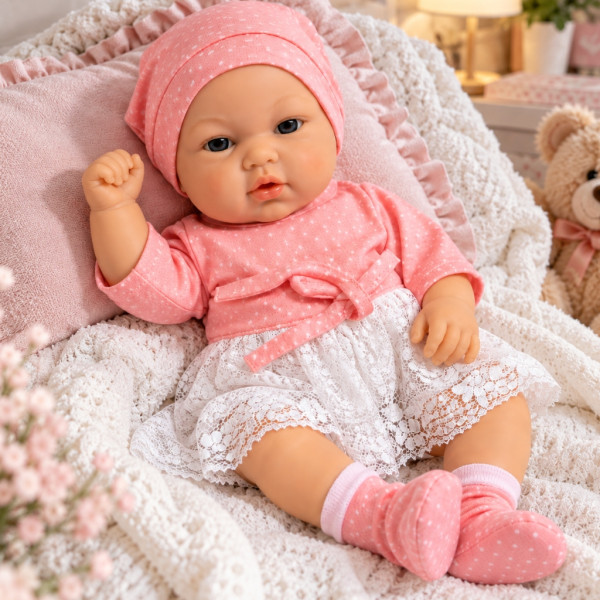 Говореща кукла бебе Baby Babble с реалистичен дизайн и реплики на български език 4