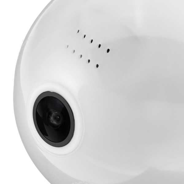 Електрическа крушка с 360 градуса панорамна HD камера, WI FI , SD слот   IP10