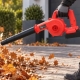 Акумулаторна духалка за листа и сняг 21V 150W и сгъваема градинска торба 60 л за листа 7