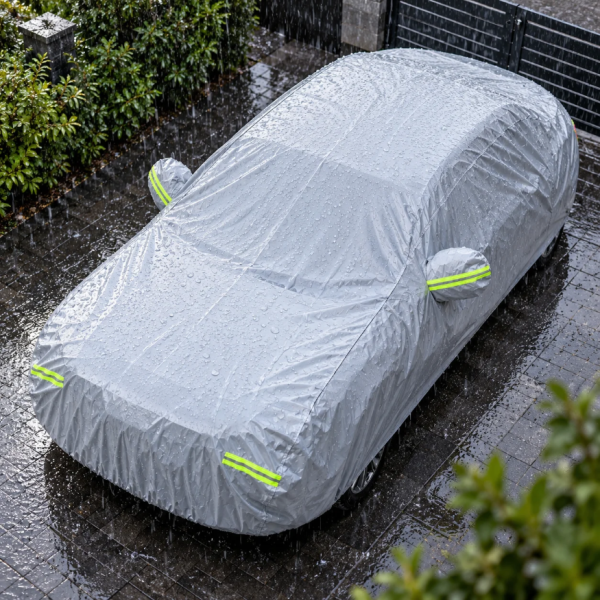 Покривало за автомобил XL 510×190×150 см – Водоустойчиво, UV защита, против сняг и дъжд 3