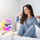 Мултифункционална LED смарт лампа 6 в 1 с Bluetooth колонка, RGB осветление, будилник и безжично зареждане 10 W 4