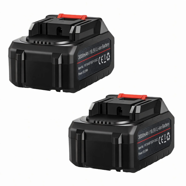 Акумулаторна духалка за листа и сняг 21V, 380W, безчетков мотор, телескопична дръжка, 2 батерии по 3000 mAh