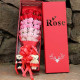 Букет от рози в преливащи се цветове направени от сапун BUKET33B 4