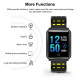 модерен и елегантен водоустойчив смарт часовник с цветен екран и Bluetooth SMW38 18
