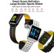 модерен и елегантен водоустойчив смарт часовник с цветен екран и Bluetooth SMW38 27