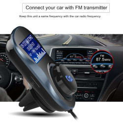 Bluetooth hands-free за автомобил с радио и музикален плеър 3