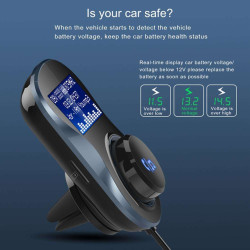 Bluetooth hands-free за автомобил с радио и музикален плеър 4