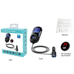 Bluetooth hands-free за автомобил с радио и музикален плеър HF28 19
