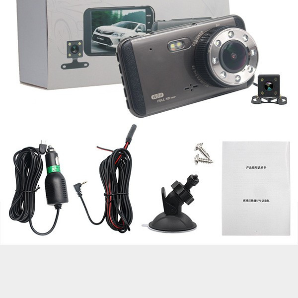 Камера за автомобил за дневно и нощно заснемане с вградени 8 мощни LED светлини