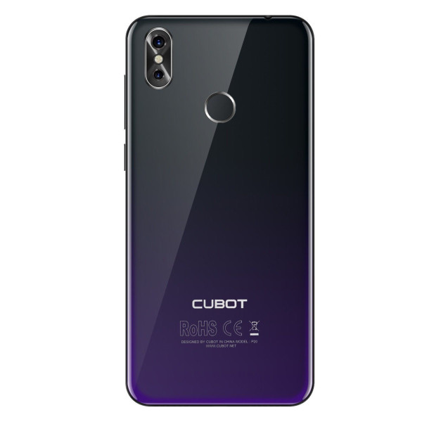 Телефон CUBOT P20, 6.18 инча 2К с 4GB RAM, 4000 mAh батерия, 2 Sim, Android 8 7