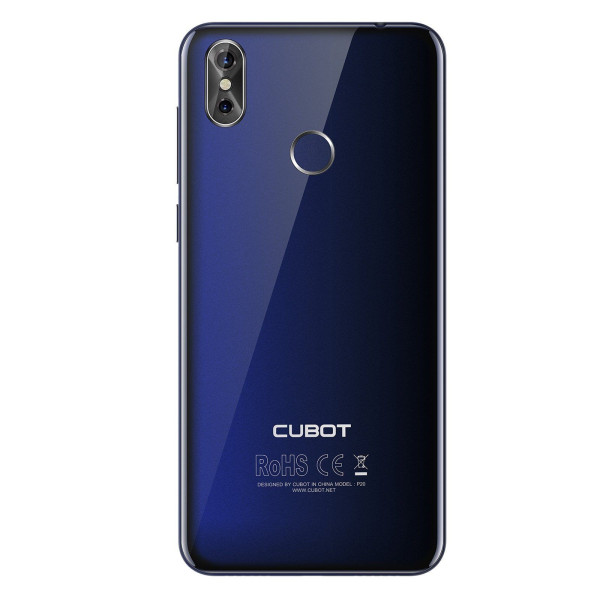 Телефон CUBOT P20, 6.18 инча 2К с 4GB RAM, 4000 mAh батерия, 2 Sim, Android 8