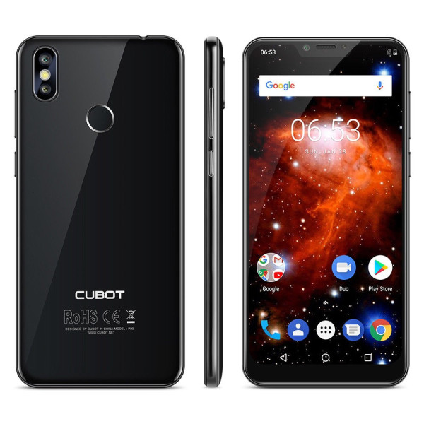 Телефон CUBOT P20, 6.18 инча 2К с 4GB RAM, 4000 mAh батерия, 2 Sim, Android 8 23