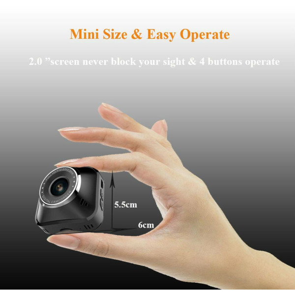 Умалена камера с 2 инча дисплей, 1080P камера и безжична WI FI  връзка AC82 5