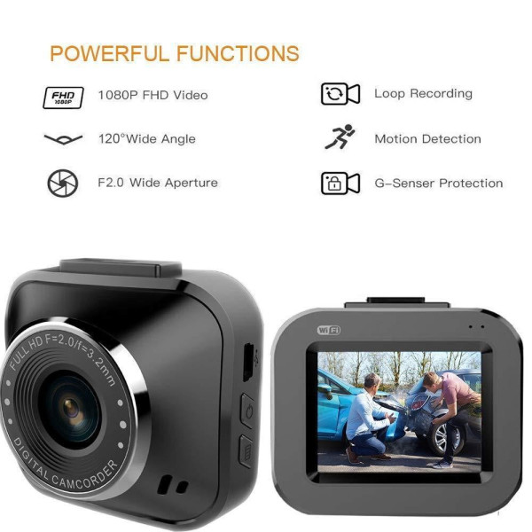 Умалена камера с 2 инча дисплей, 1080P камера и безжична WI FI  връзка AC82