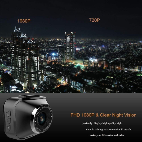 Умалена камера с 2 инча дисплей, 1080P камера и безжична WI FI  връзка AC82 9