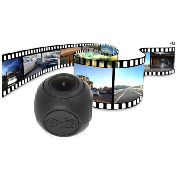 WI-FI мини сферична автомобилна камера, 170 градусов ъгъл и нощен запис AC79