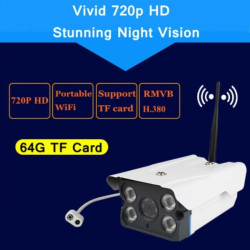 Водоустойчива HD 3MP WI FI Безжична камера за видеонаблюдение IP9 4