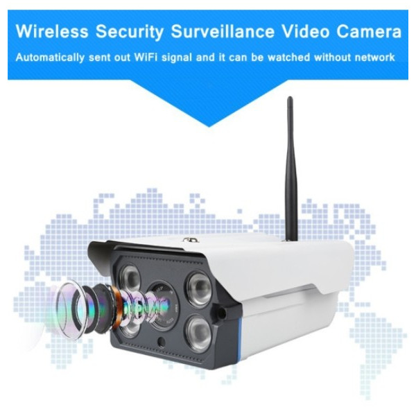 Водоустойчива HD 3MP WI FI Безжична камера за видеонаблюдение IP9 7