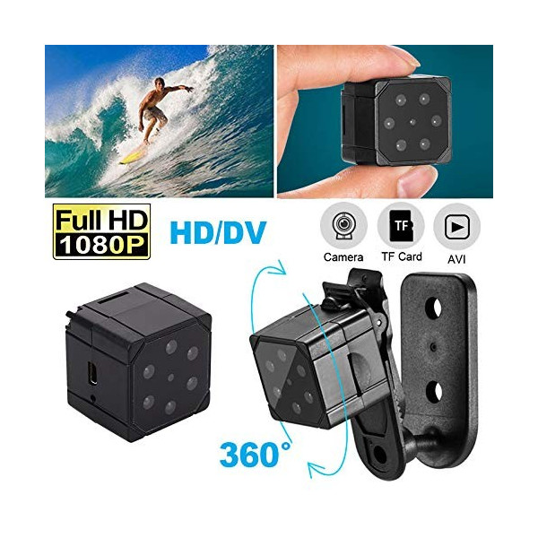 Миниатюрна HD 1080P камера с магнитно захващане и щипка SC13 10
